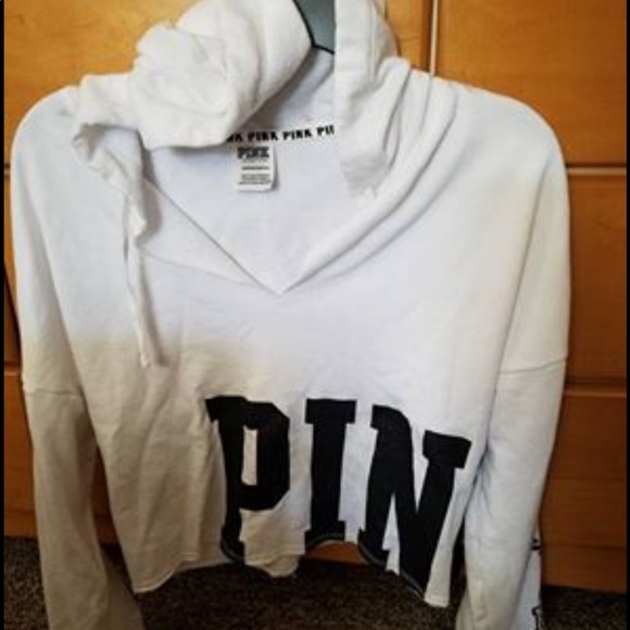 VS Pink cropped hoodie - Picture 1 of 4